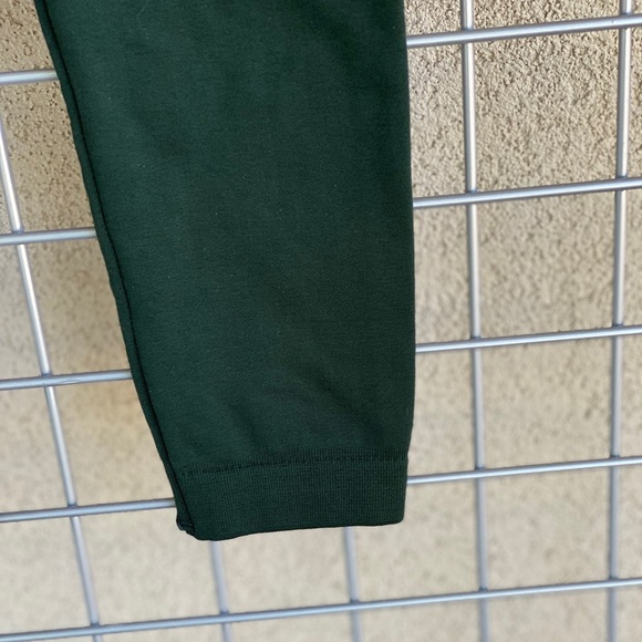 Military Green Fleece Lined Leggings Stretchy - Picture 4 of 5